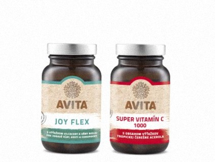 Joy Flex a Super vitamin C 1000 vyziva klbovych chrupaviek