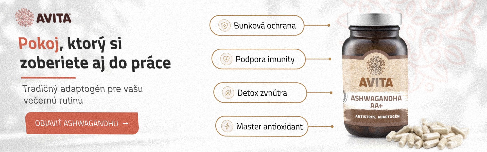 Pokoj, ktory si zoberiete aj do prace
